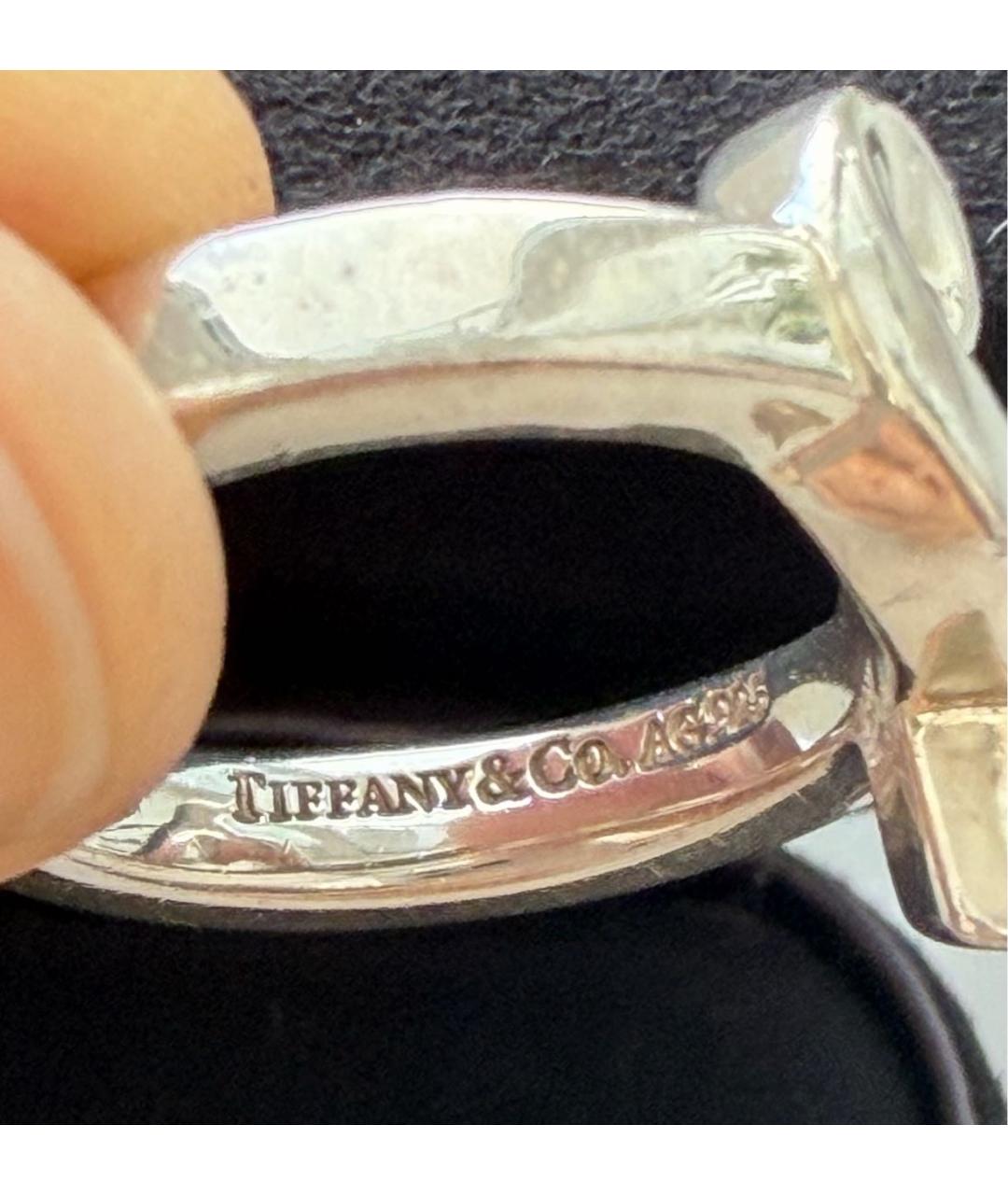 TIFFANY&CO Белое серебряное кольцо, фото 3