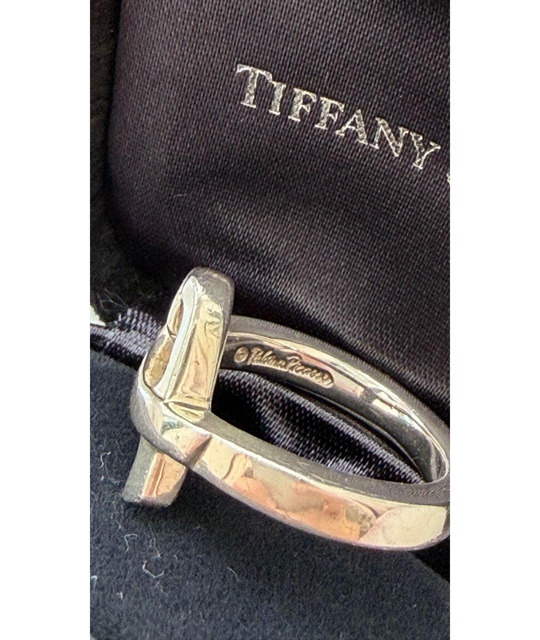 TIFFANY&CO Белое серебряное кольцо, фото 2