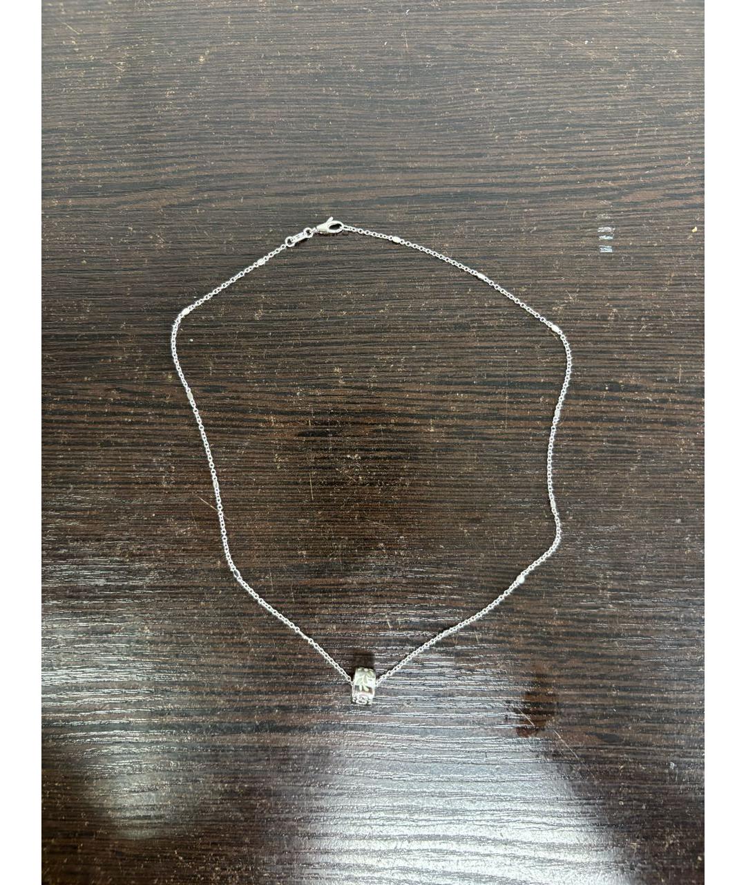 GUCCI Серебряная подвеска из белого золота, фото 4