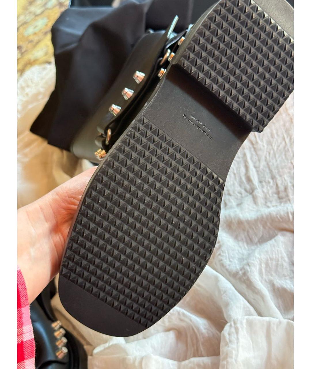 ALEXANDER WANG Черные кожаные сапоги, фото 6