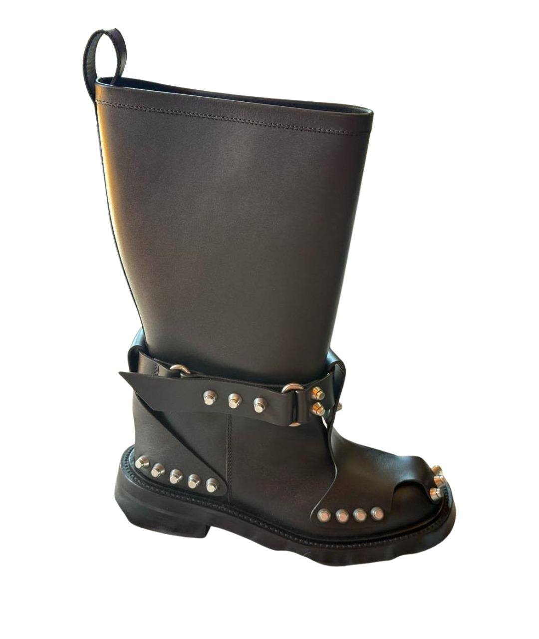 ALEXANDER WANG Черные кожаные сапоги, фото 1