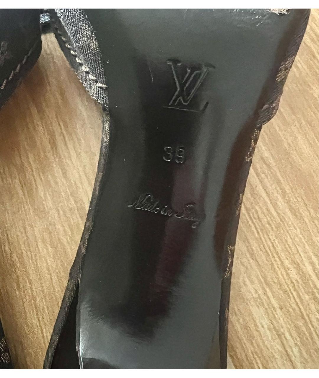 LOUIS VUITTON Текстильные мюли, фото 7