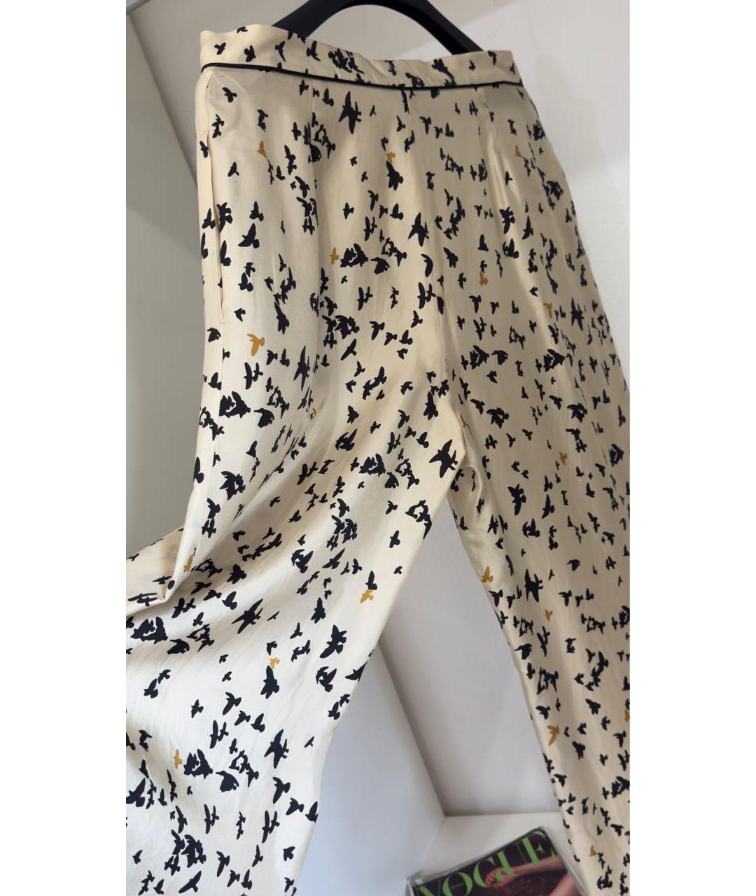 MAX MARA STUDIO Шелковые брюки широкие, фото 4