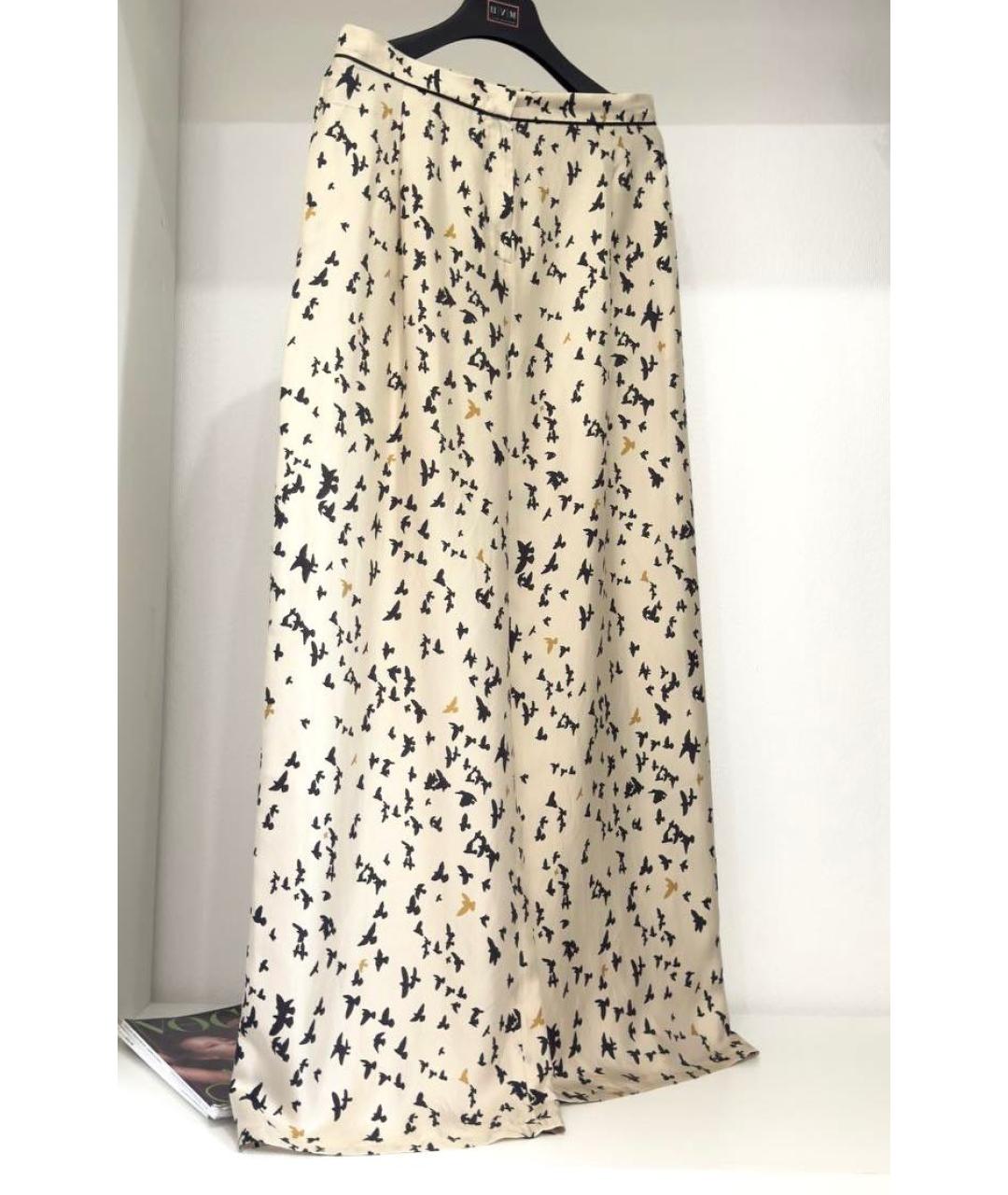 MAX MARA STUDIO Шелковые брюки широкие, фото 3