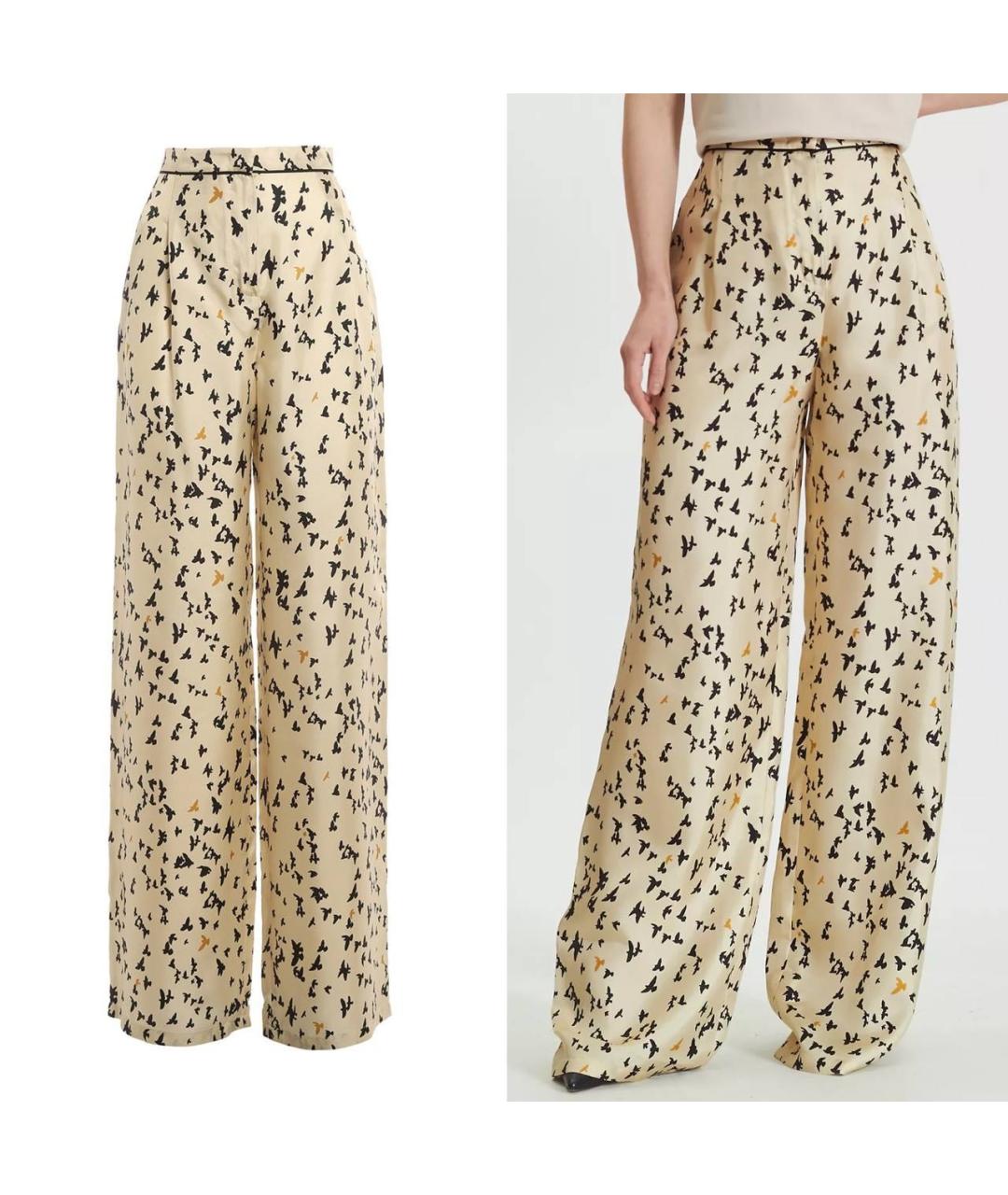 MAX MARA STUDIO Шелковые брюки широкие, фото 2