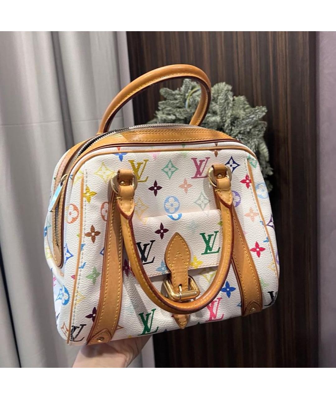 LOUIS VUITTON Белая сумка с короткими ручками, фото 9