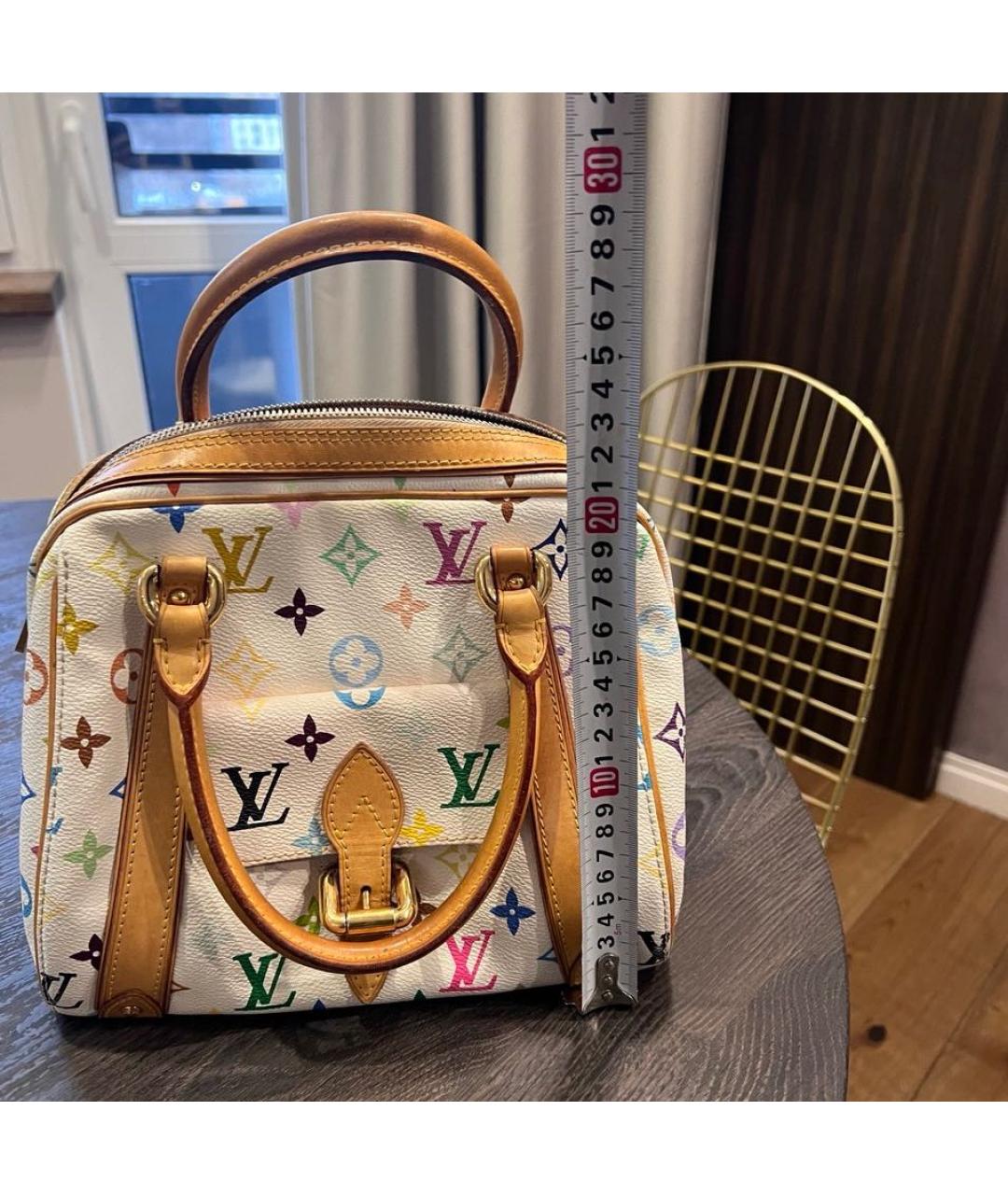 LOUIS VUITTON Белая сумка с короткими ручками, фото 3