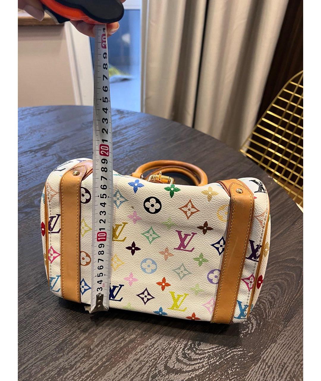 LOUIS VUITTON Белая сумка с короткими ручками, фото 8