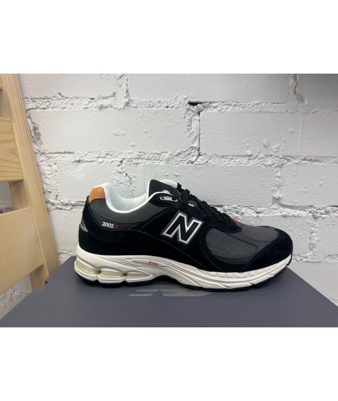 NEW BALANCE Черные текстильные низкие кроссовки / кеды, фото 5