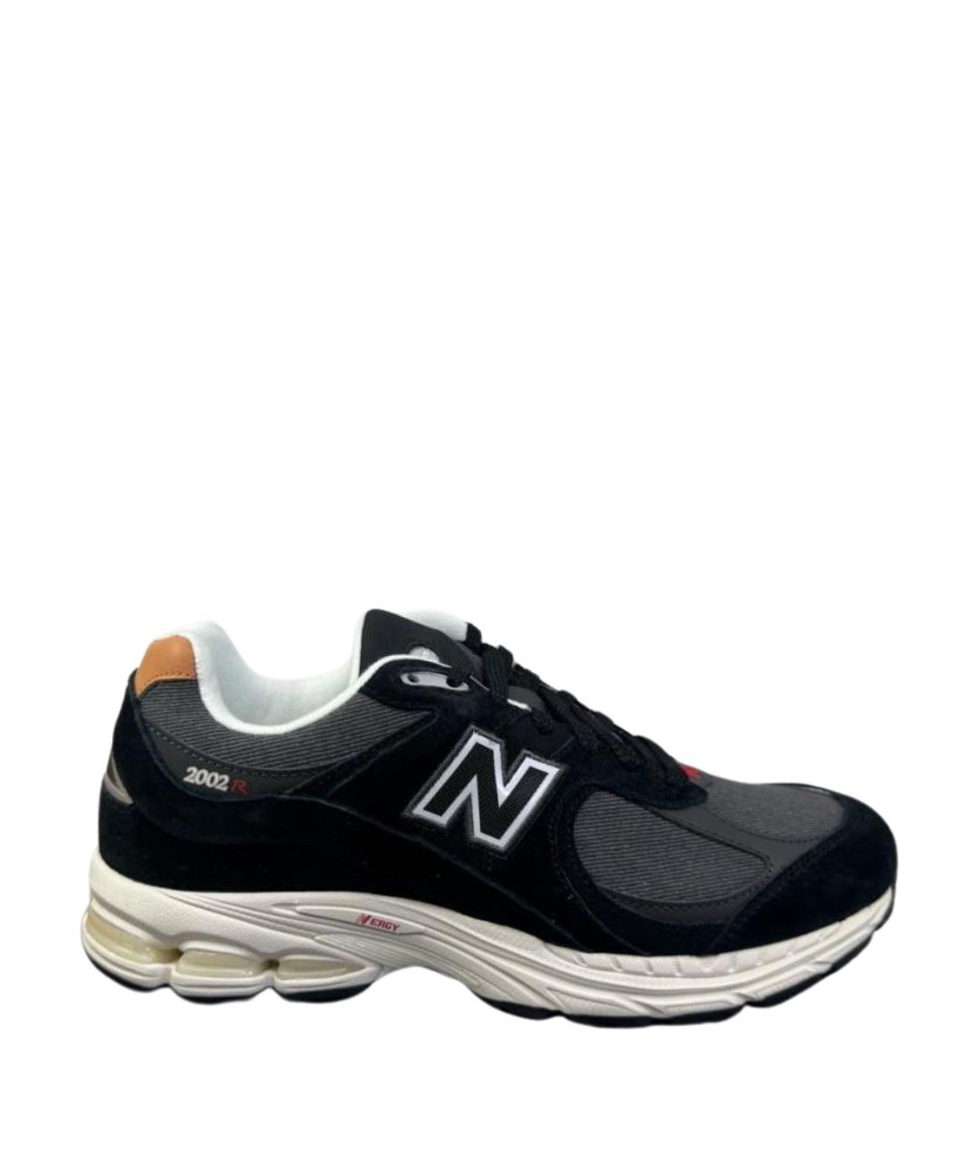 NEW BALANCE Черные текстильные низкие кроссовки / кеды, фото 1