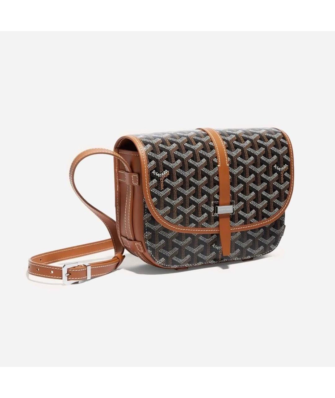 GOYARD Коричневая сумка на плечо, фото 2