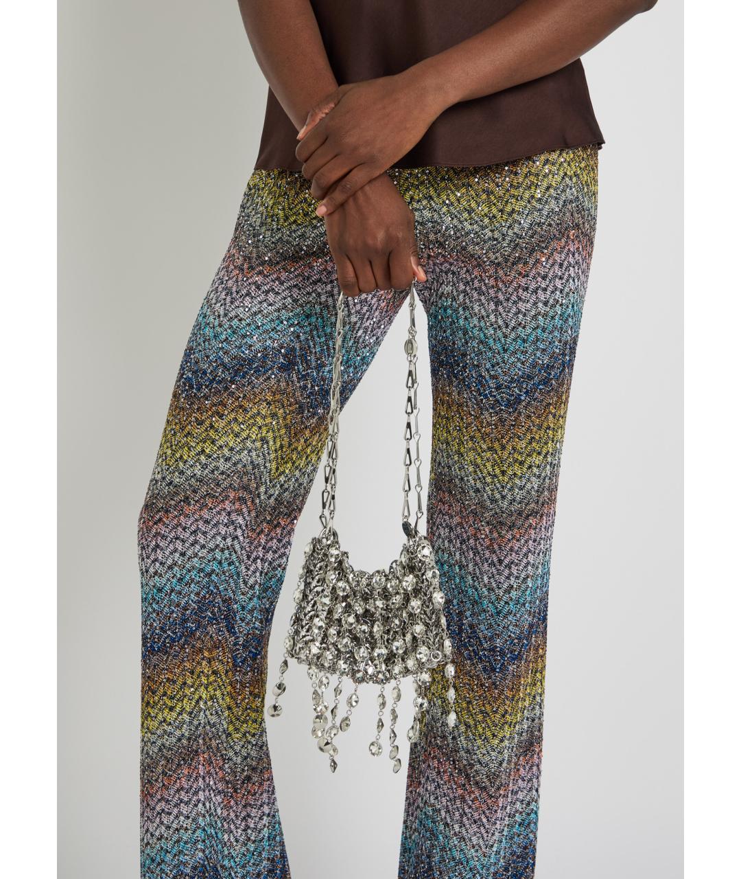 MISSONI Мульти вискозные прямые брюки, фото 3