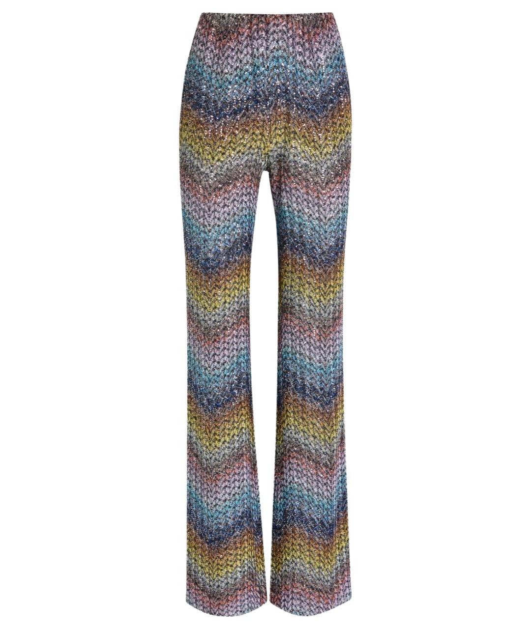 MISSONI Мульти вискозные прямые брюки, фото 1