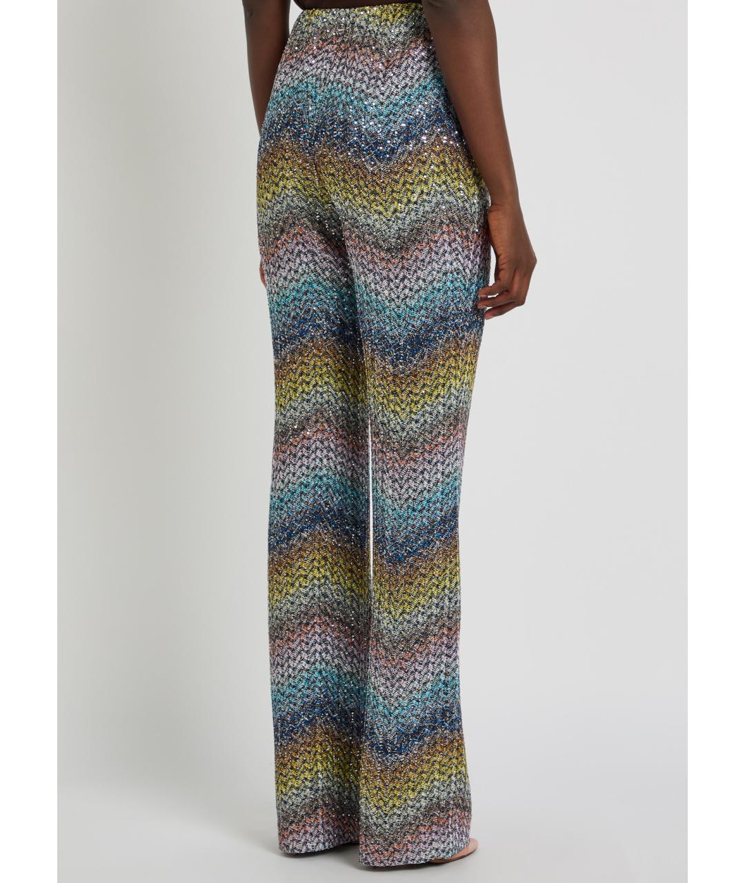 MISSONI Мульти вискозные прямые брюки, фото 5