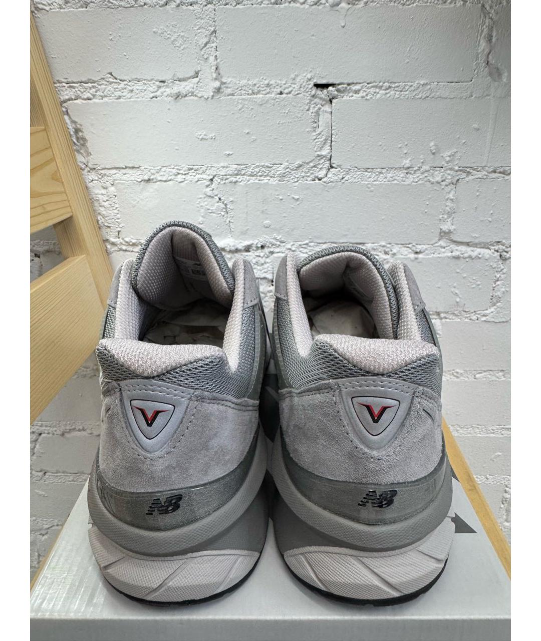 NEW BALANCE Серые текстильные низкие кроссовки / кеды, фото 4