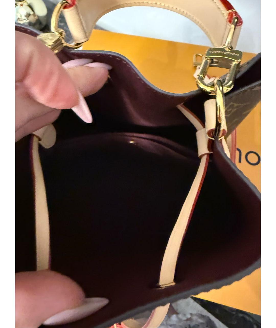 LOUIS VUITTON Коричневая сумка через плечо, фото 6