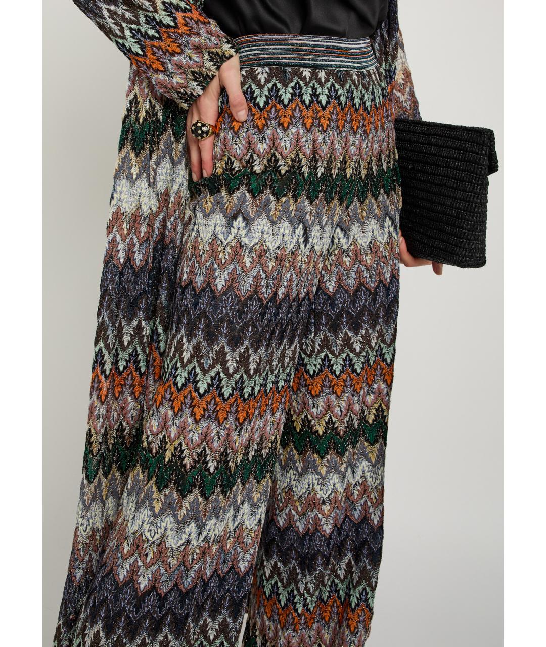 MISSONI Мульти вискозные прямые брюки, фото 3