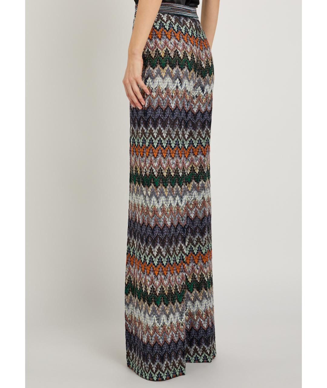 MISSONI Мульти вискозные прямые брюки, фото 5