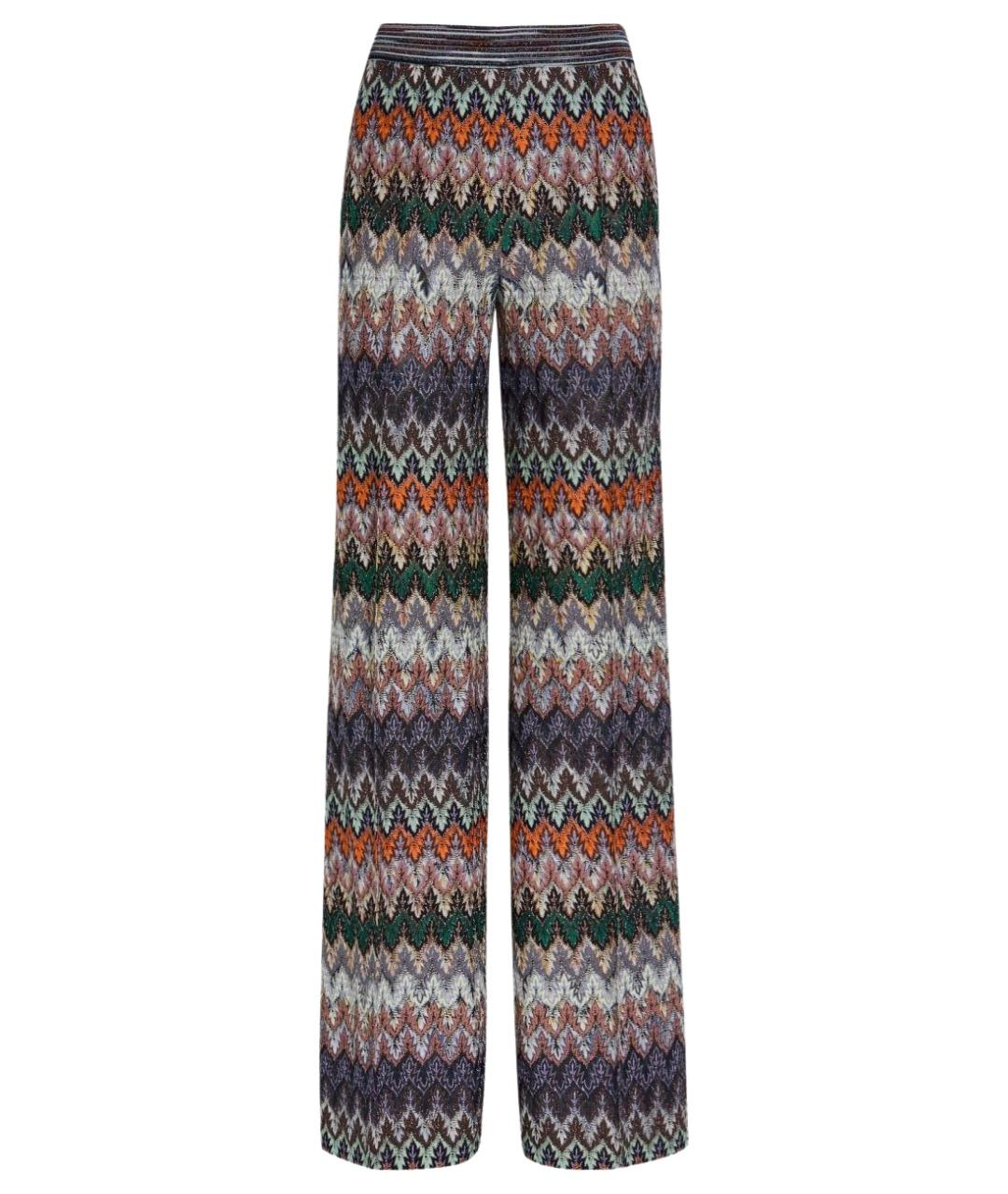 MISSONI Мульти вискозные прямые брюки, фото 1