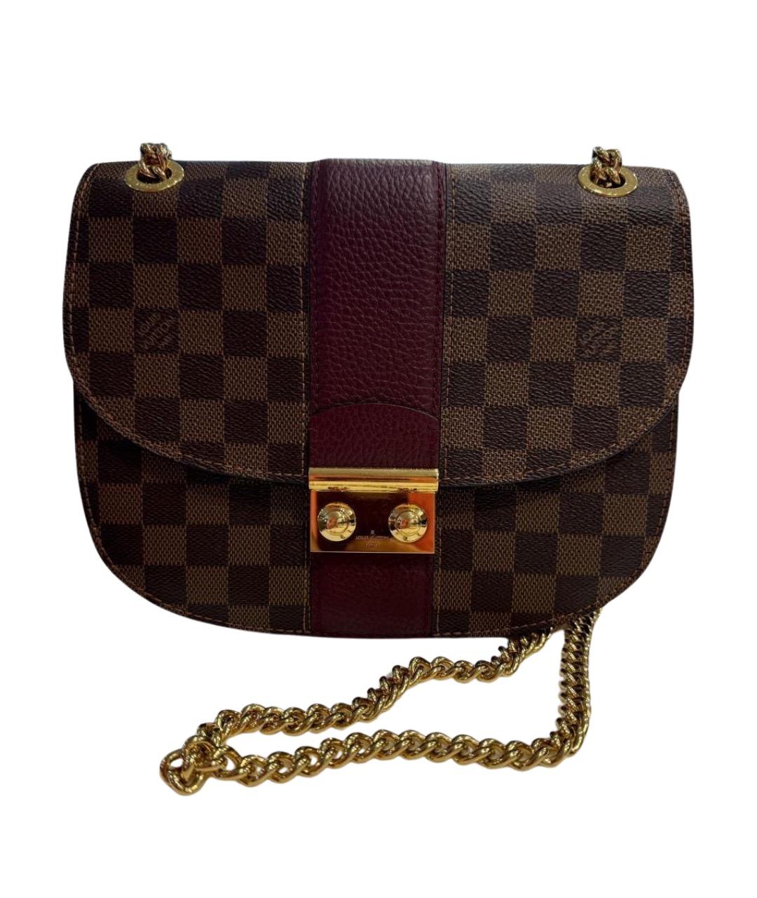 LOUIS VUITTON Коричневая сумка через плечо, фото 1