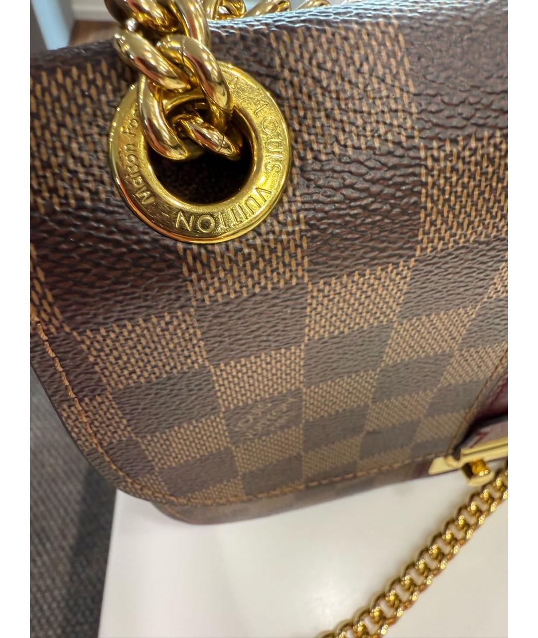 LOUIS VUITTON Коричневая сумка через плечо, фото 7