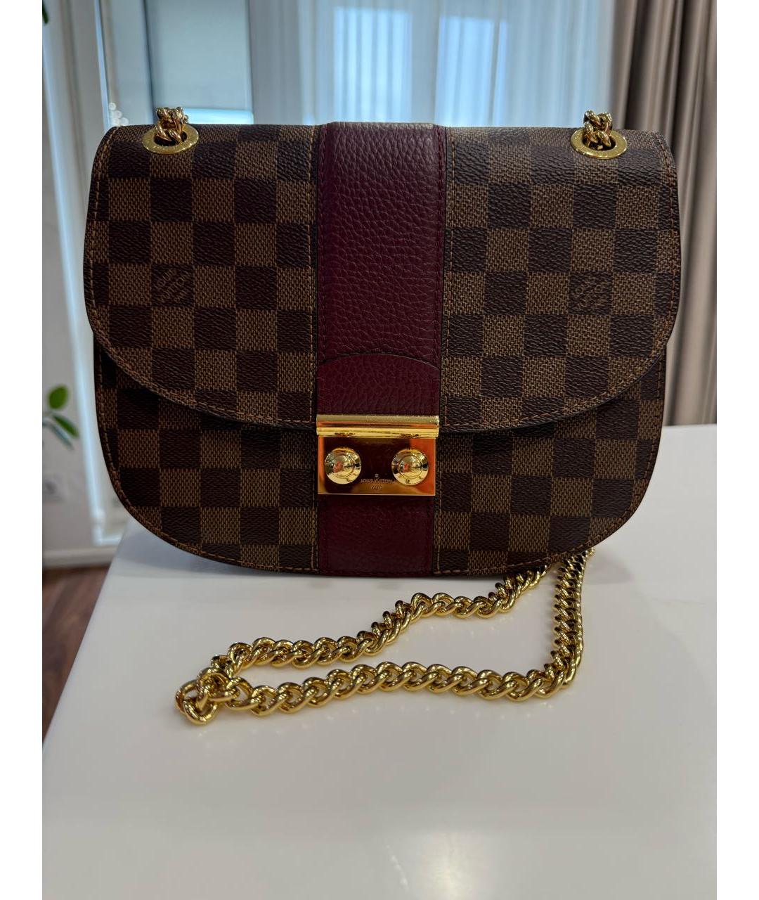 LOUIS VUITTON Коричневая сумка через плечо, фото 9