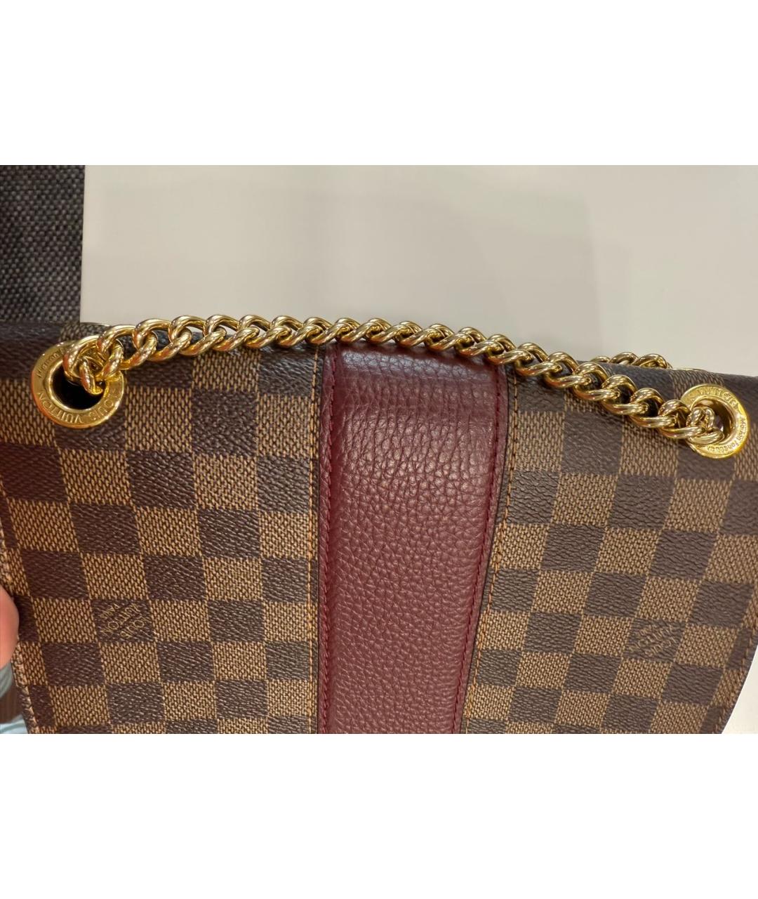 LOUIS VUITTON Коричневая сумка через плечо, фото 8