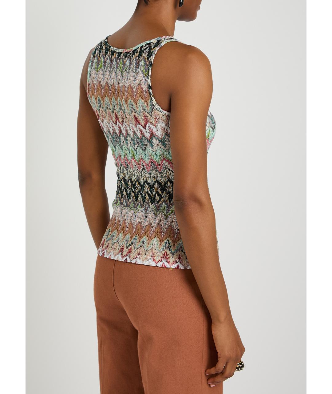 MISSONI Мульти вискозная майка, фото 5