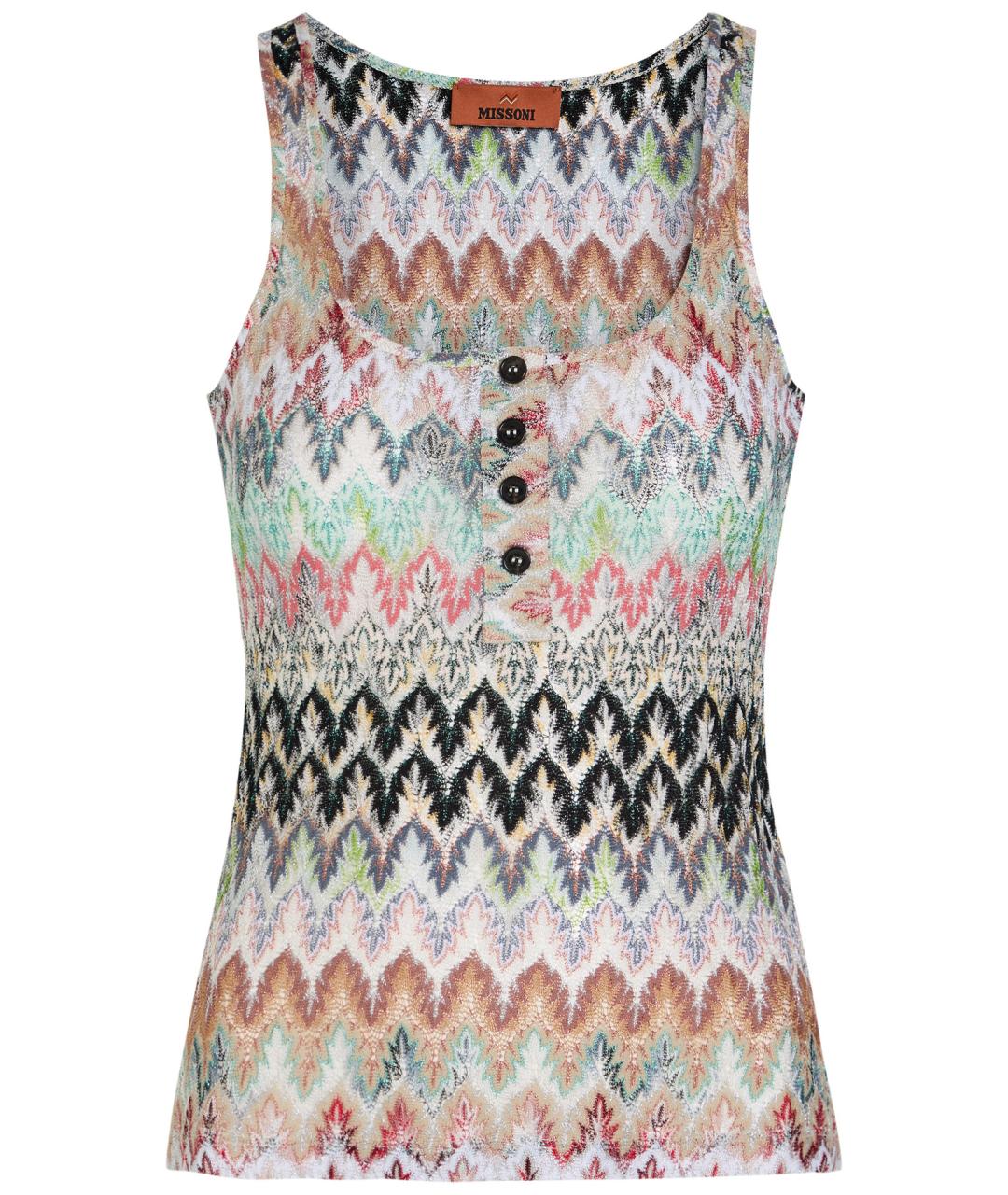 MISSONI Мульти вискозная майка, фото 6