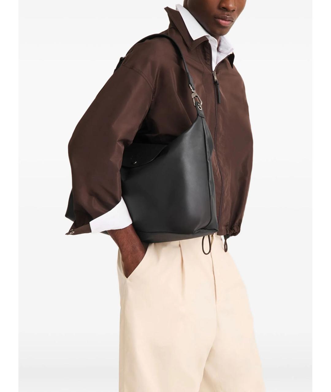 LONGCHAMP Черная сумка тоут, фото 2
