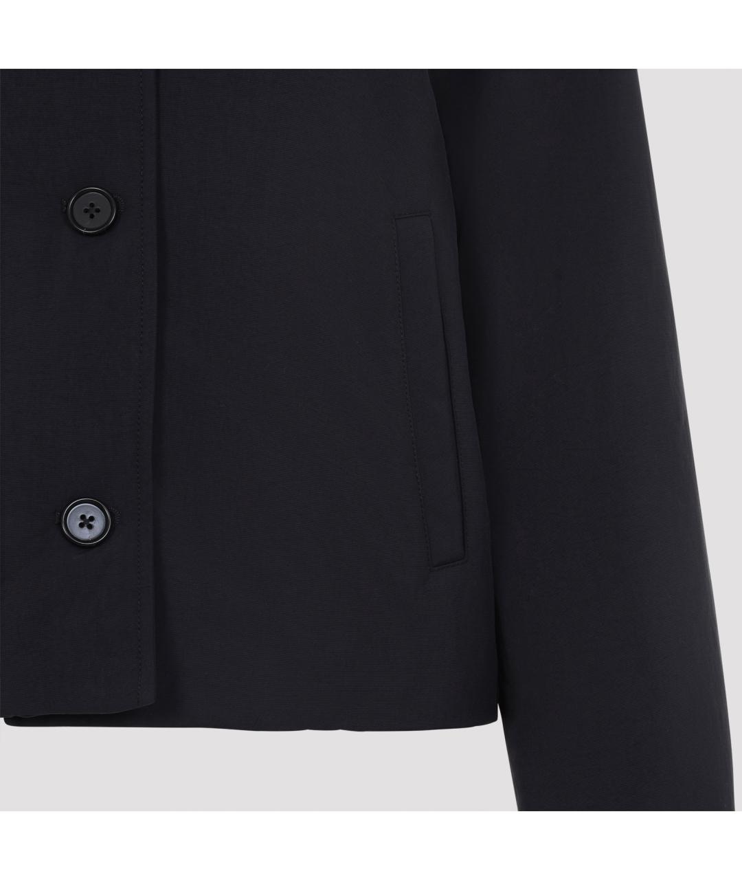 JIL SANDER Синяя полиамидовая куртка, фото 4