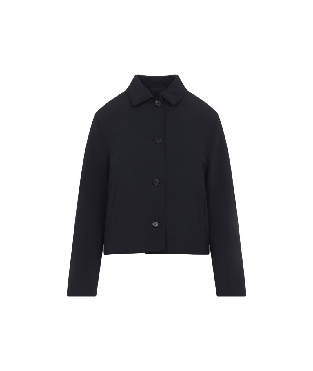 JIL SANDER Синяя полиамидовая куртка, фото 1