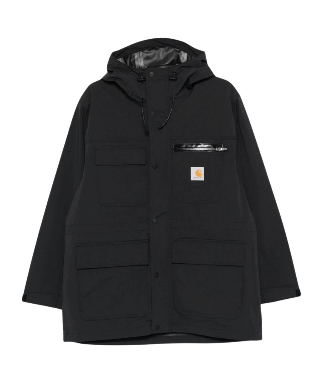 CARHARTT WIP Черное полиамидовое пальто, фото 1