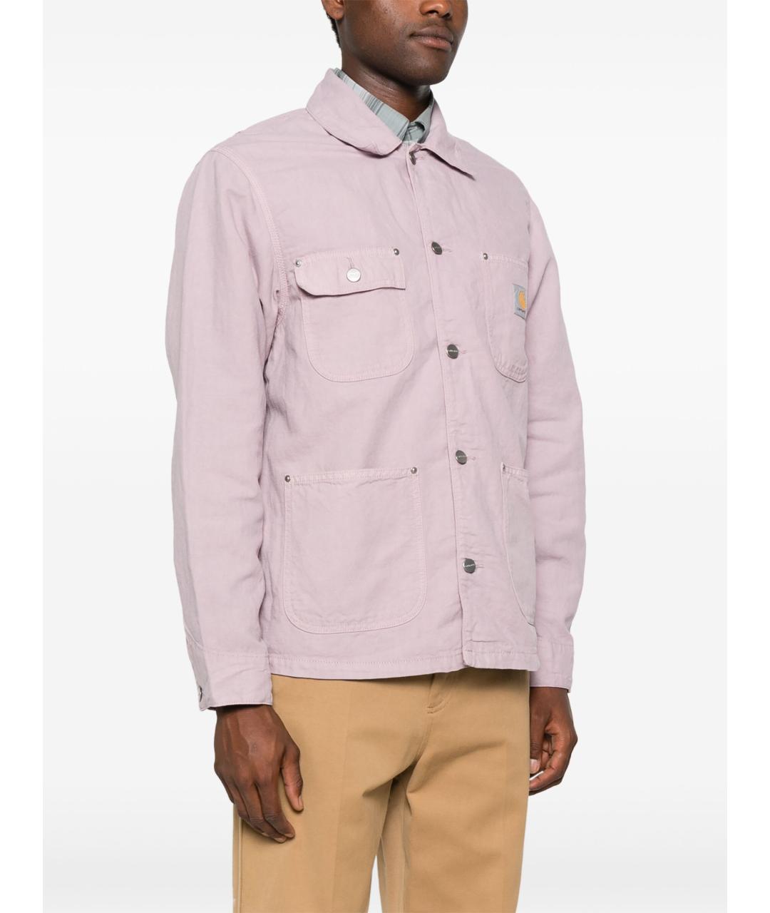 CARHARTT WIP Розовая хлопковая куртка, фото 3