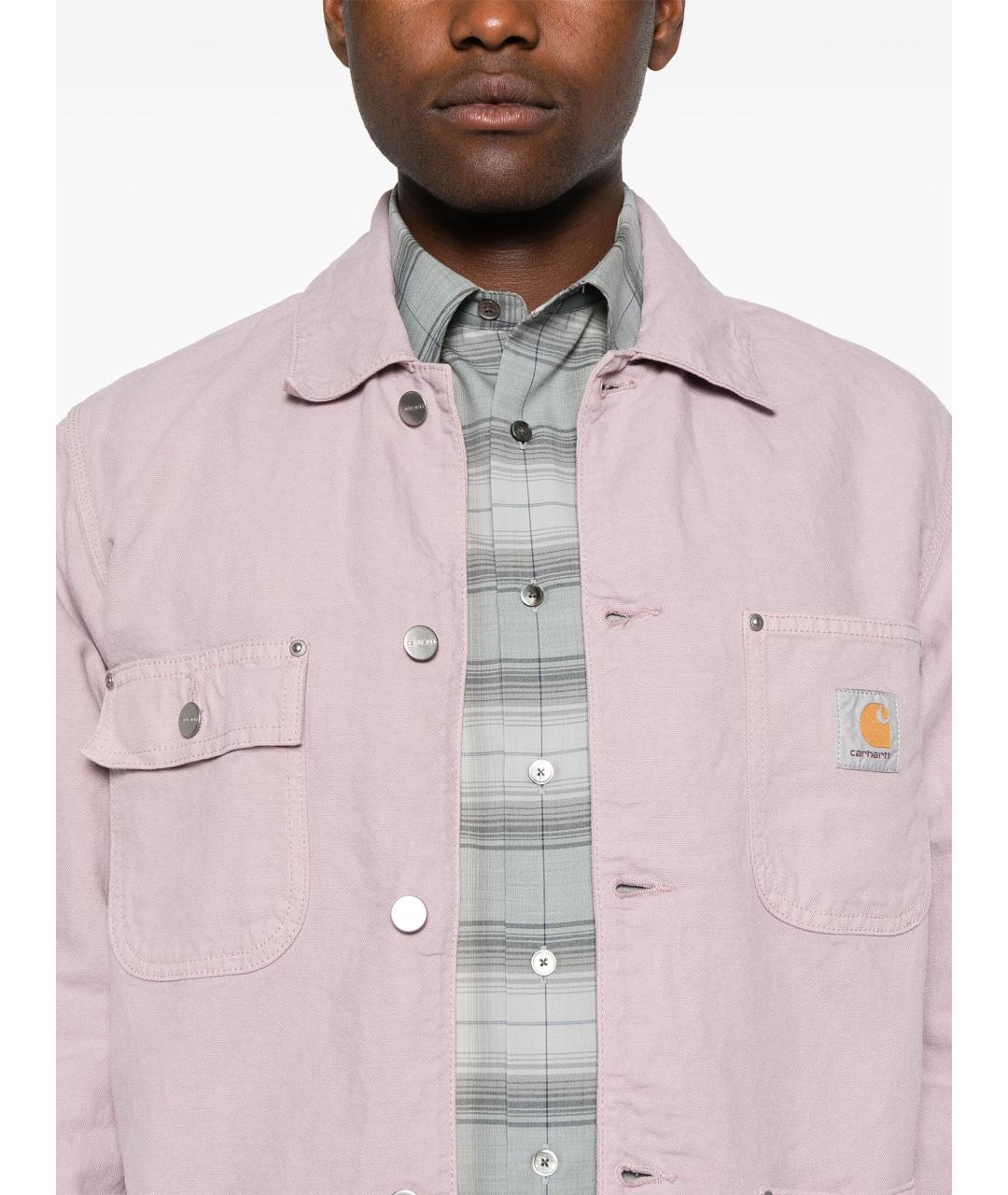 CARHARTT WIP Розовая хлопковая куртка, фото 5