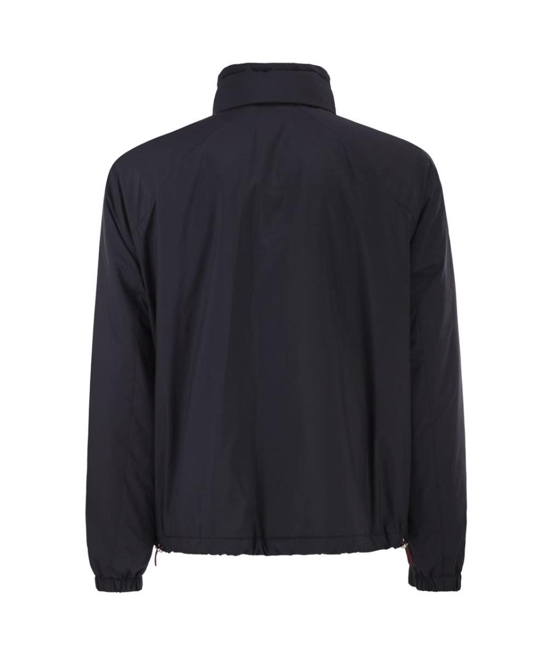 BRUNELLO CUCINELLI Темно-синяя полиэстеровая куртка, фото 2