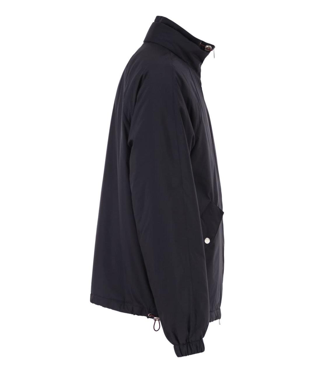 BRUNELLO CUCINELLI Темно-синяя полиэстеровая куртка, фото 3