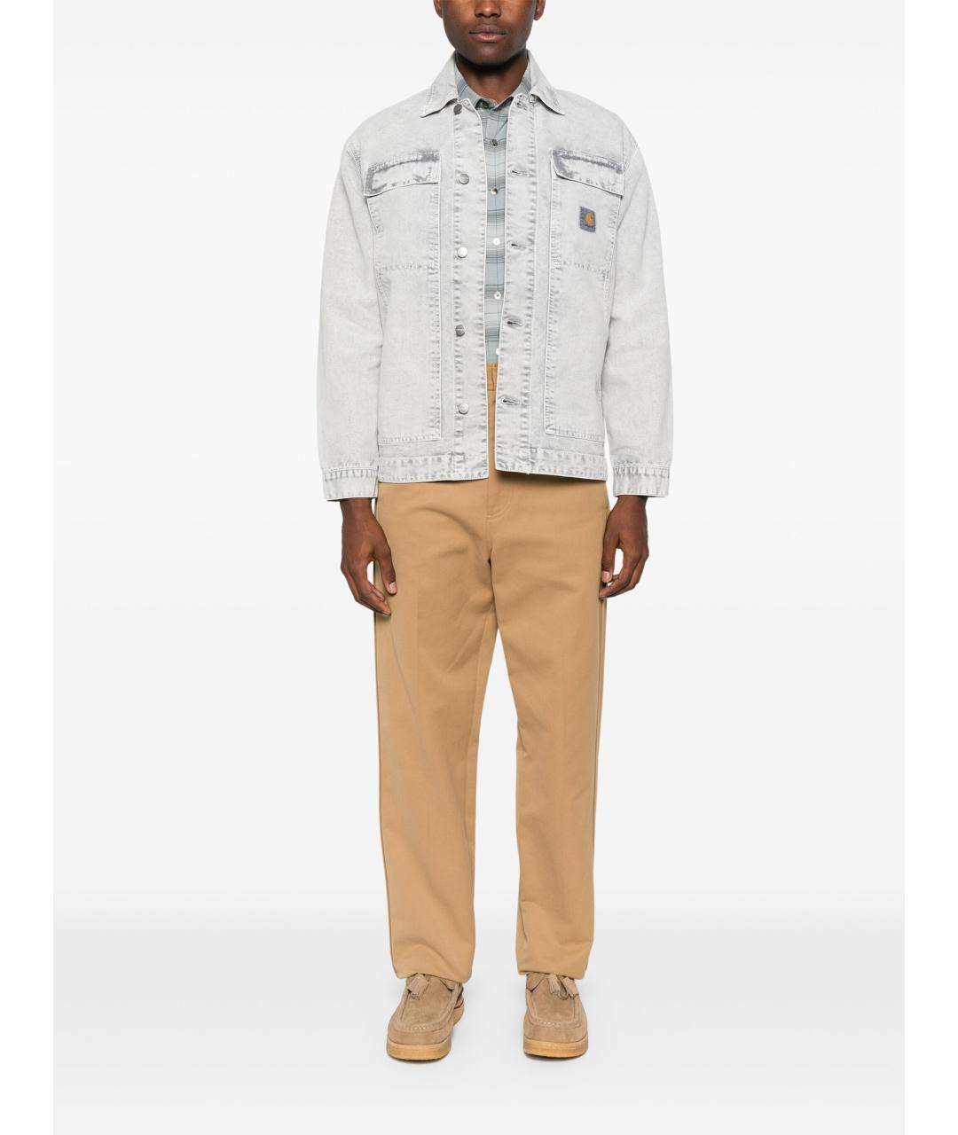 CARHARTT WIP Бежевая хлопковая куртка, фото 5