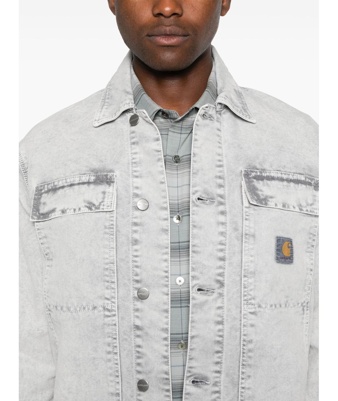 CARHARTT WIP Бежевая хлопковая куртка, фото 3