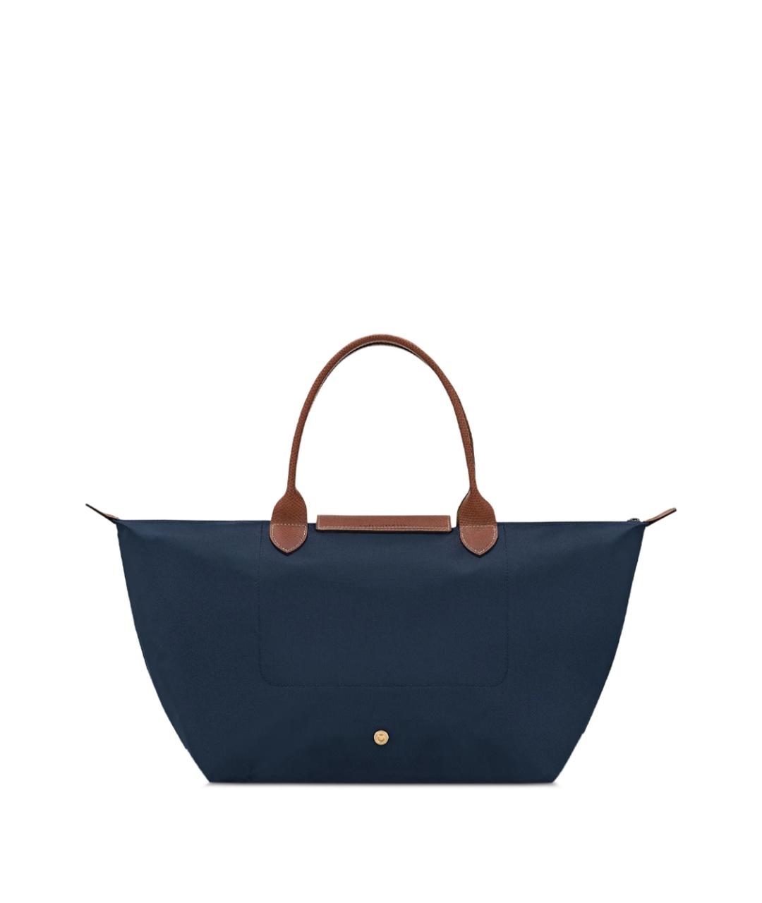 LONGCHAMP Синяя тканевая сумка тоут, фото 3