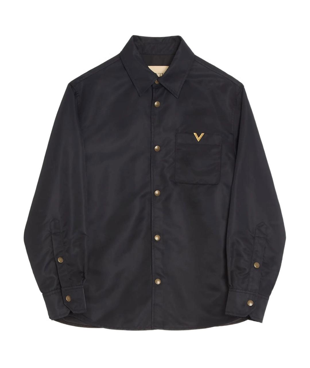 VALENTINO Черная полиэстеровая куртка, фото 1