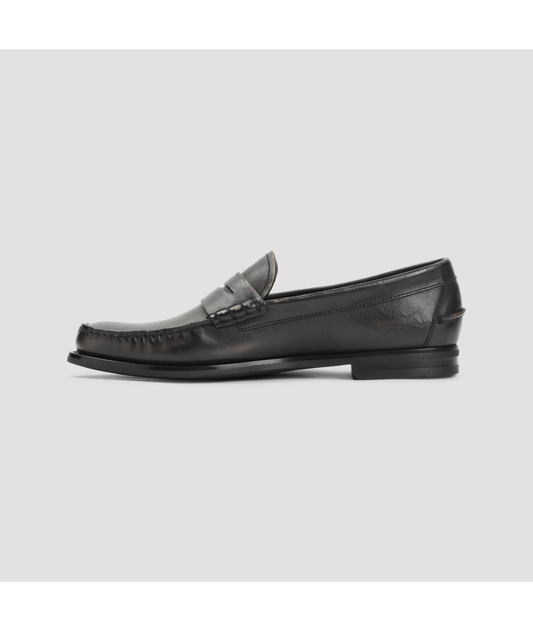 PRADA Мульти кожаные лоферы, фото 3