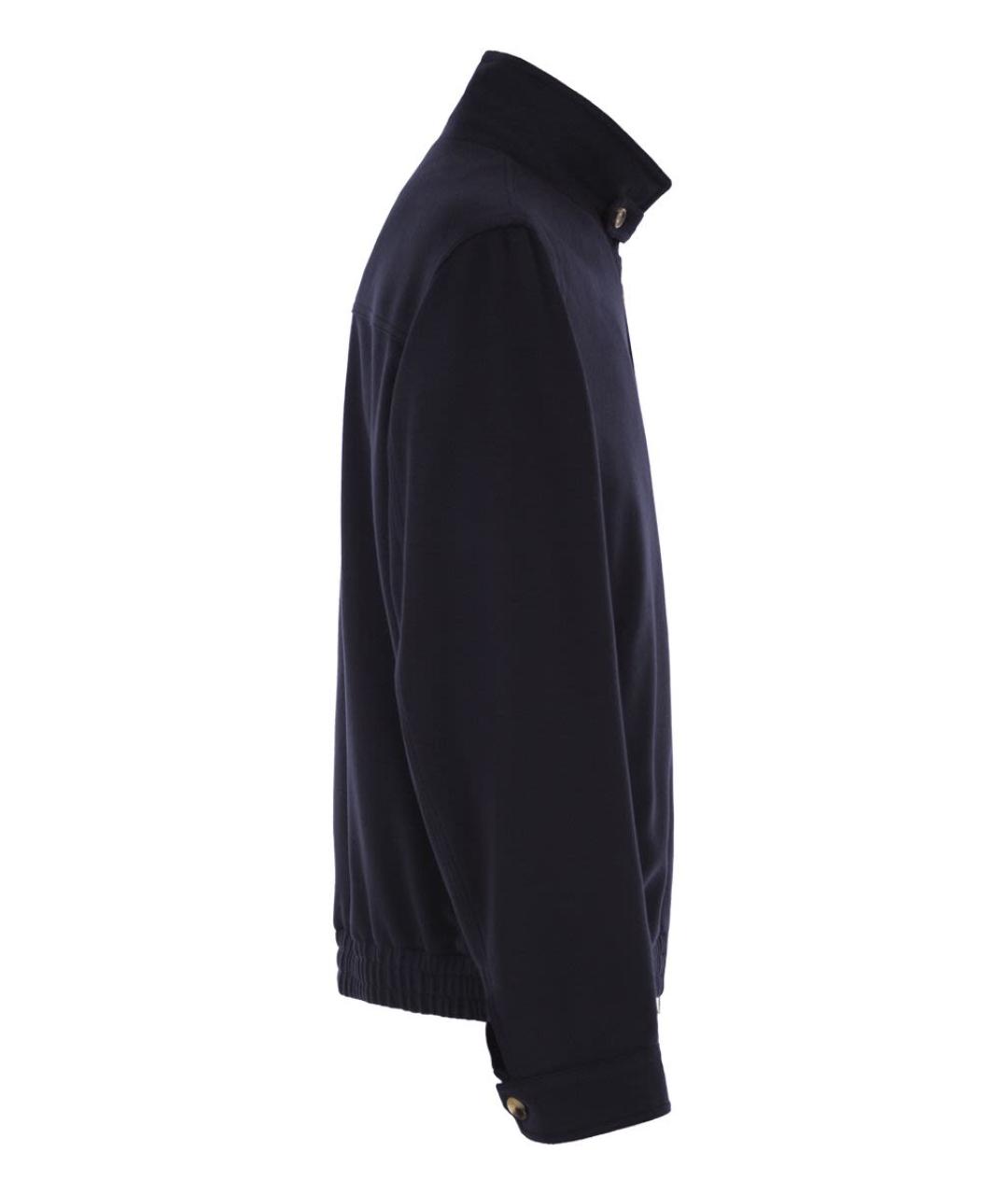 BRUNELLO CUCINELLI Темно-синяя шерстяная куртка, фото 3