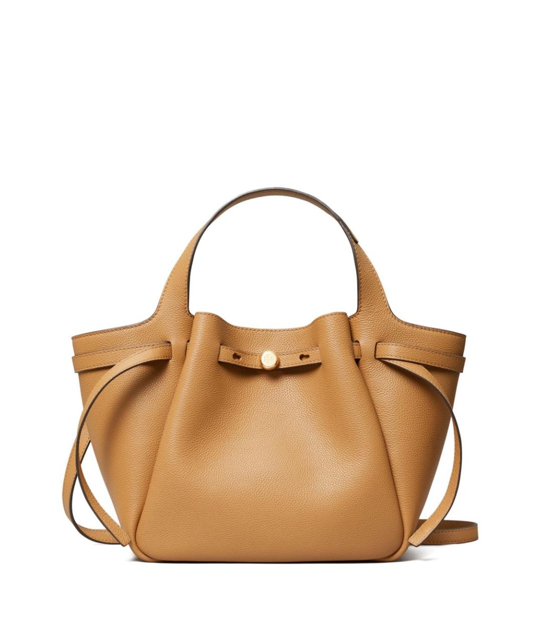 TORY BURCH Коричневая кожаная сумка тоут, фото 1