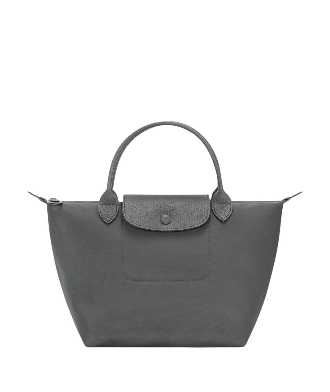 LONGCHAMP Серая тканевая сумка тоут, фото 1