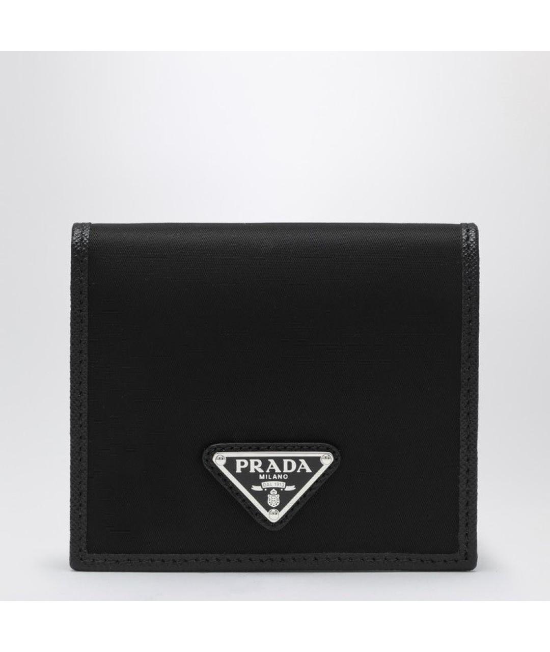PRADA Черный кошелек, фото 3