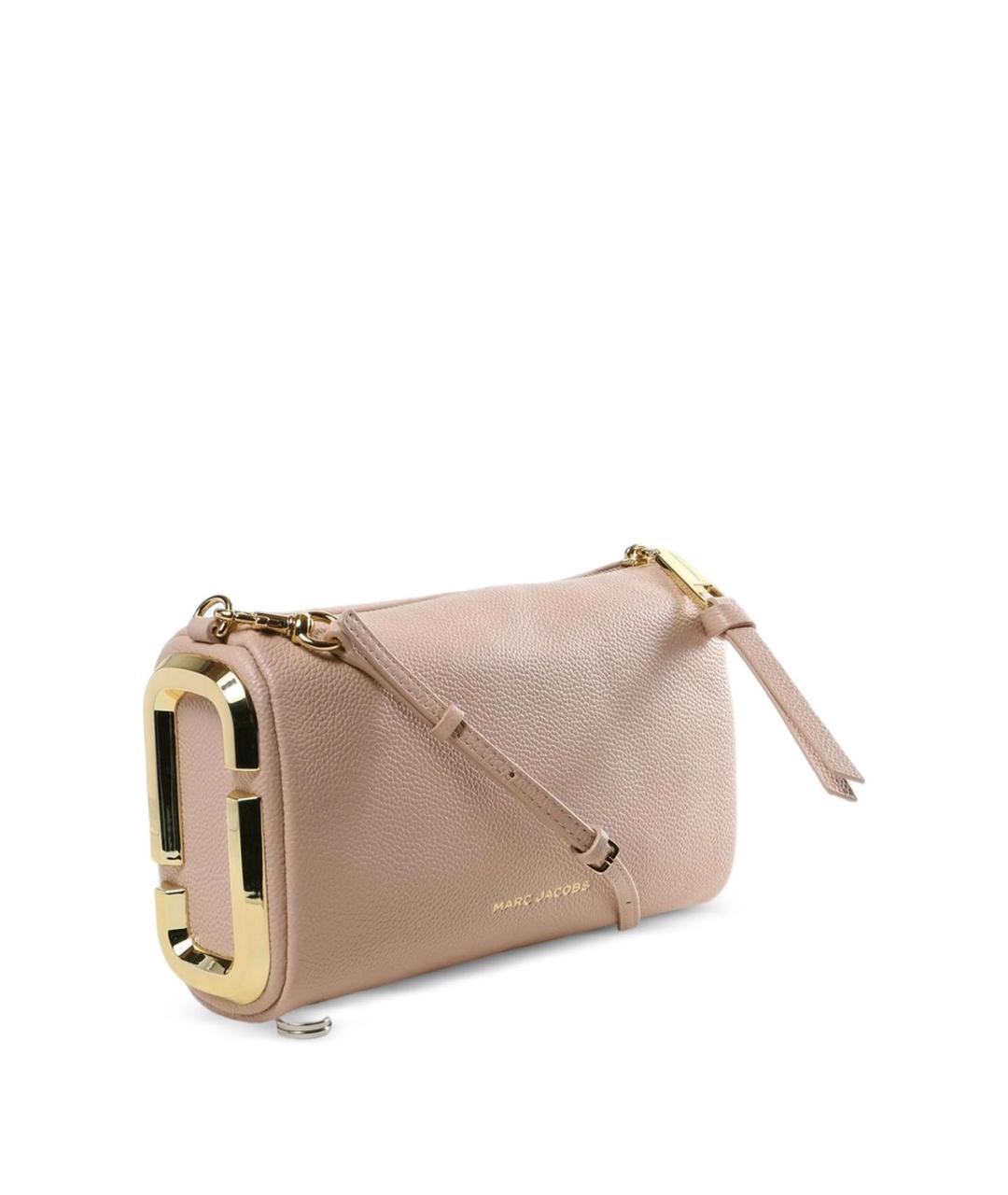 MARC JACOBS Розовая кожаная сумка с короткими ручками, фото 3