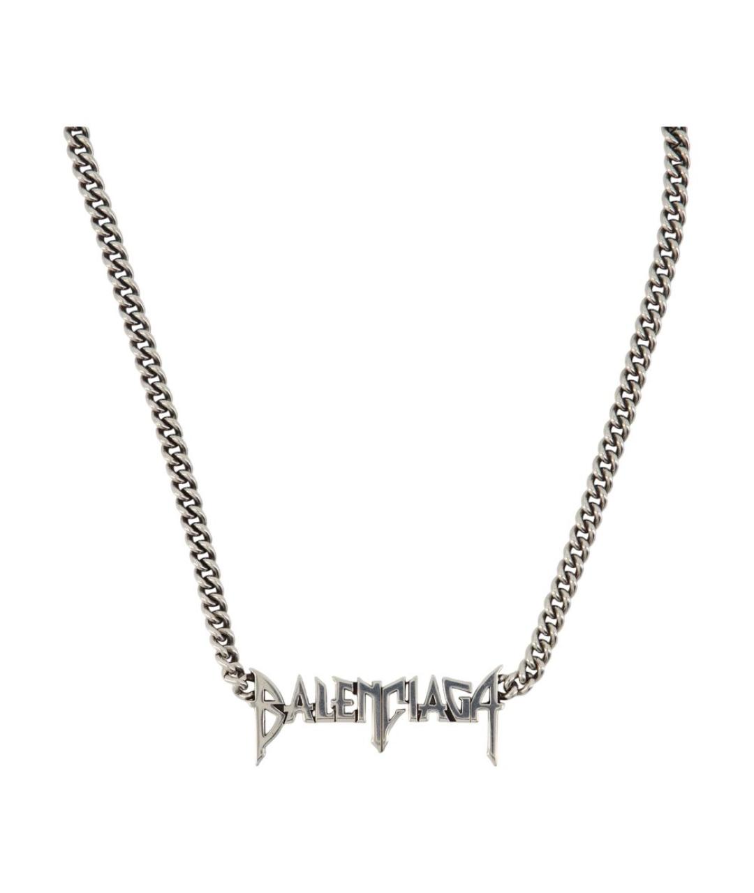 BALENCIAGA Серебряная металлическая подвеска, фото 2