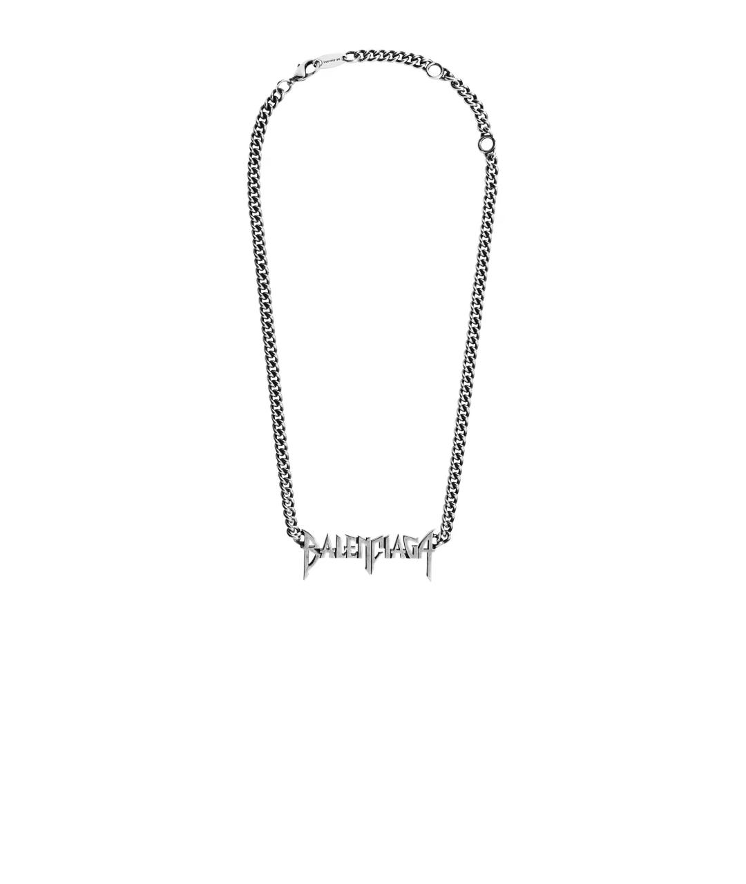 BALENCIAGA Серебряная металлическая подвеска, фото 1