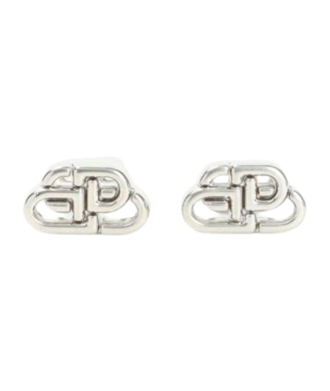 BALENCIAGA Серебряные металлические серьги, фото 1